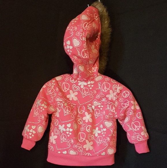 Me Jane Baby | faux fur lined coat - Picture 2 of 6